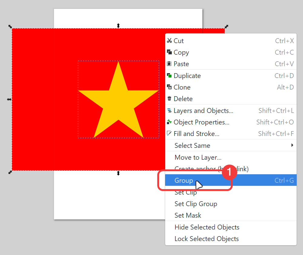 Gom nhóm hai đối tượng